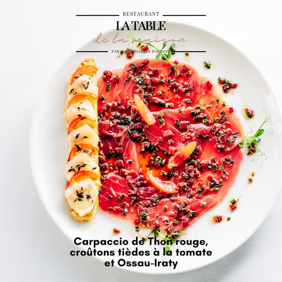 Logis Hotel - Restaurant Maison Claude Darroze ลองกุง ภายนอก รูปภาพ